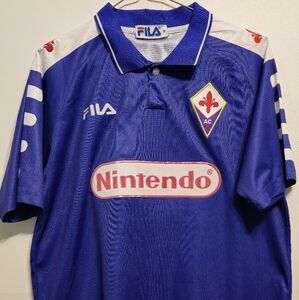 Vintage FILA Fiorentina Nintendo Jersey